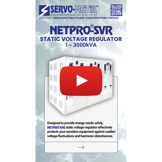 Kesintisiz ve stabil enerji için doğru tercih: Netpro-SVR 