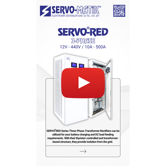 Servo-Matik Servo-RED serisi redresörler