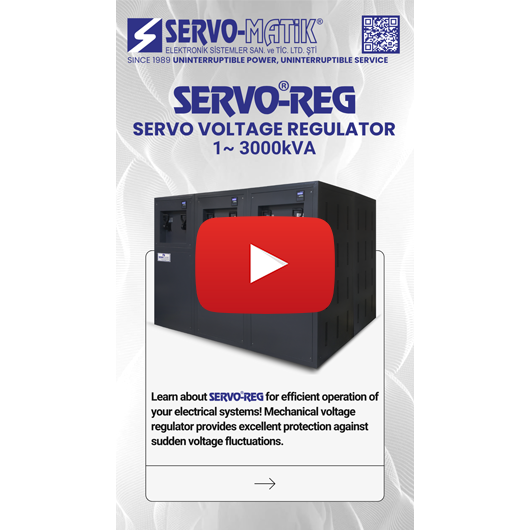 SERVO-REG | SERVO VOLTAJ REGÜLATÖRÜ