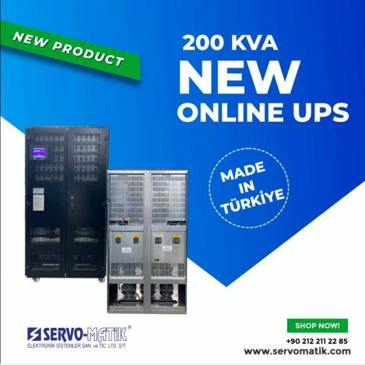Yeni Ürün 200 kVA Online Ups